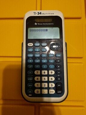 Texas Instruments TI-34 MultiView Scientific Calculator - Blue/White Works